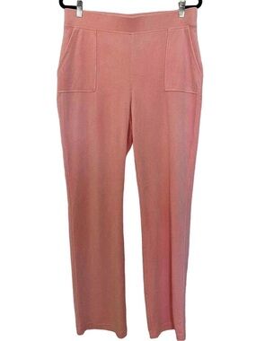 NWT Juicy Couture Velour Flamingo Pink Sweat Pants - Size Large